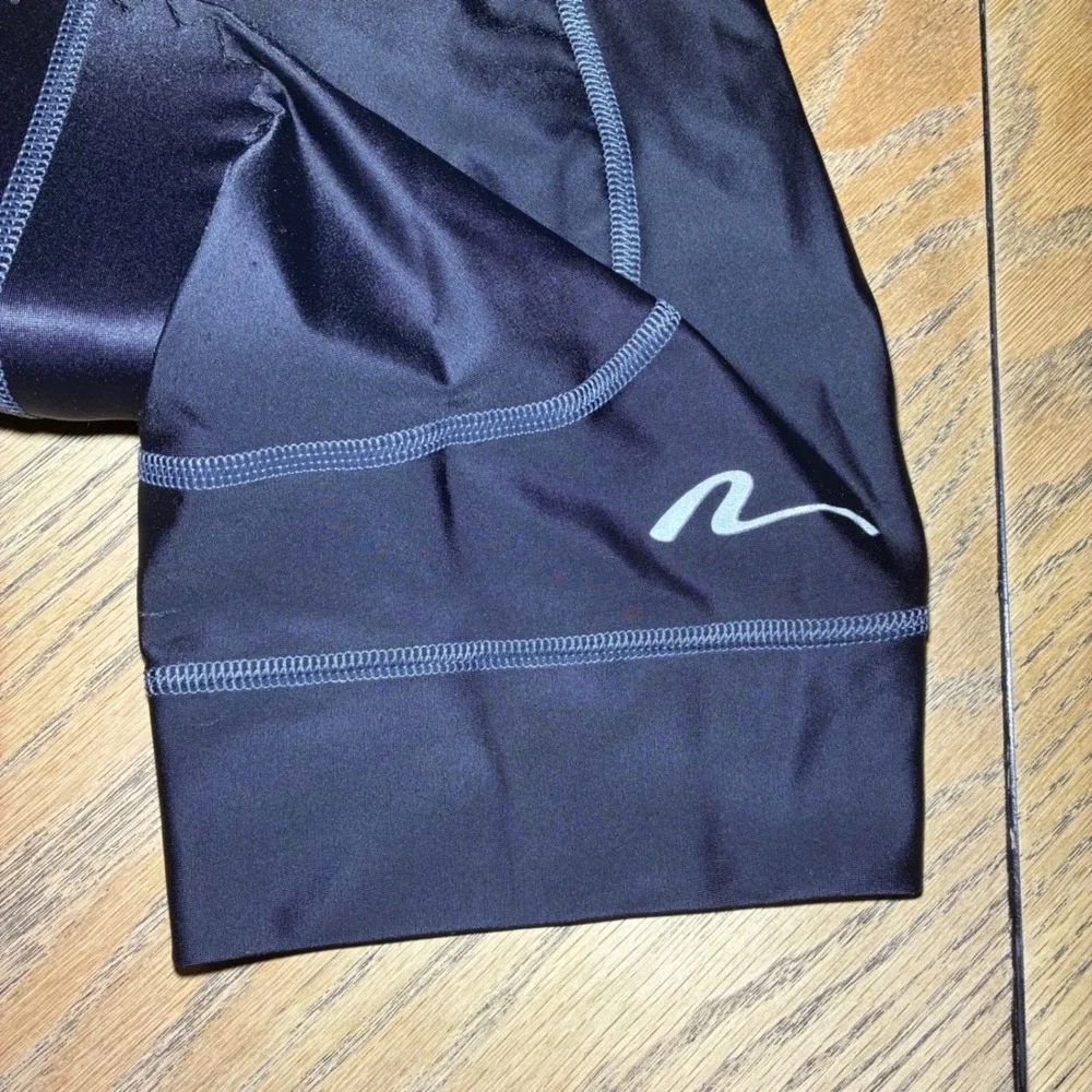 Nashbar Mens Cycling Bib Shorts Black Padded Chamois Large NA-STLB Made in USA